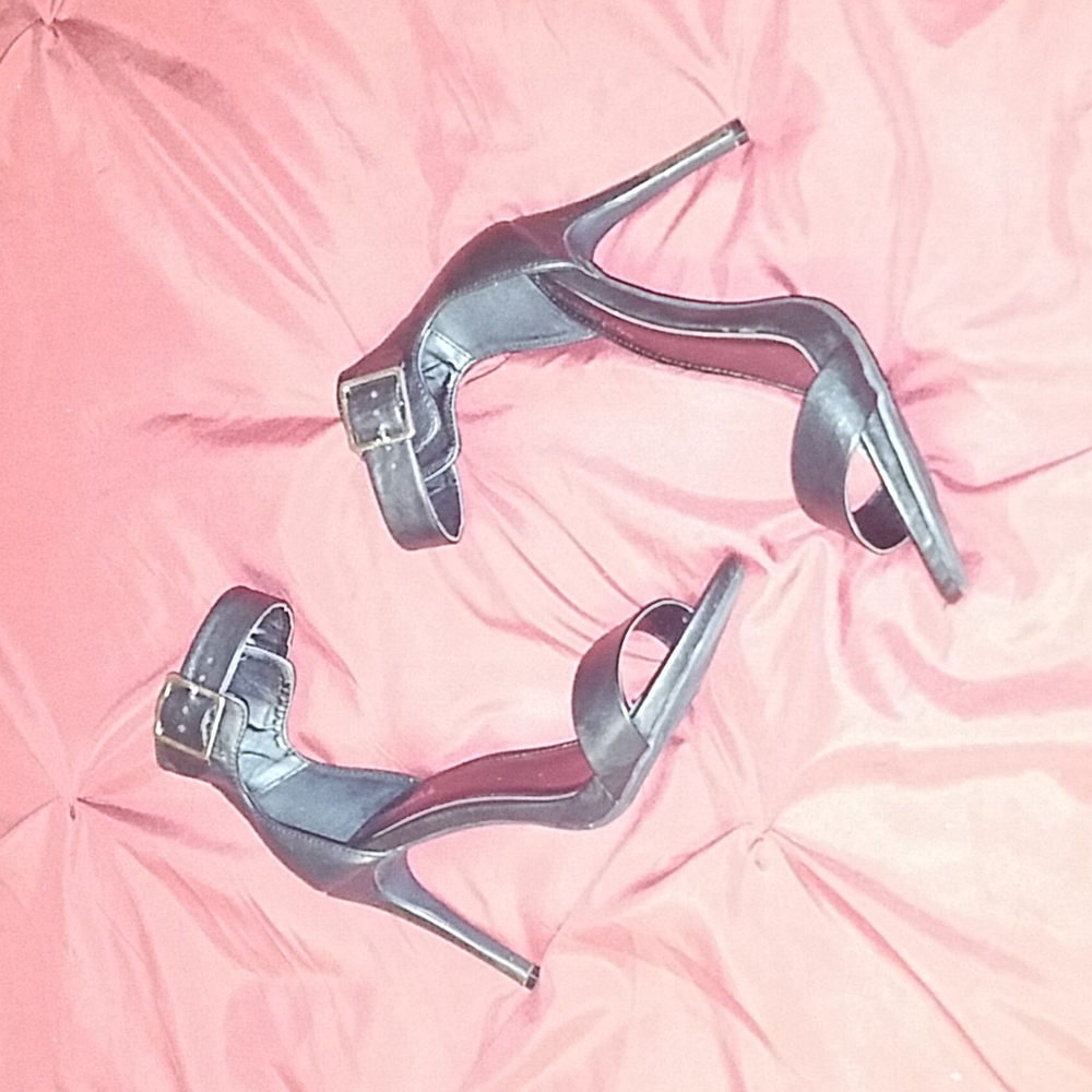Open Toe Ankle Strap Heels